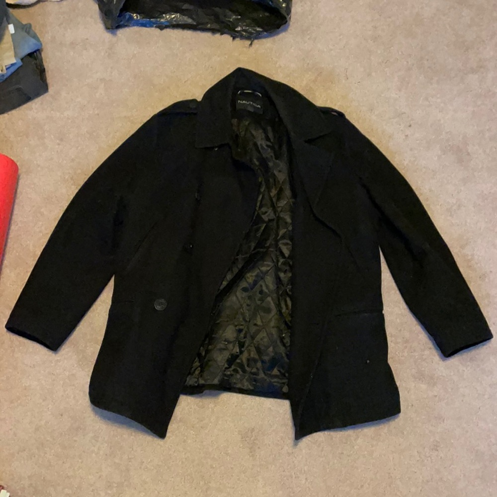 Nautical Mens pea coat